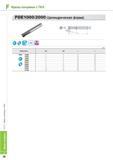 696 Фрезы концевые Korloy с ПКА PDE1000 2000 Цилиндрическая форма PCD DP200 Обозначение 0D 0d 1 L PDE 1040 4 6 15 45 0 1050 5 6 15 50 1060 6 6 20 60 2060 6 8 2 Каталог KORLOY 2013 Металлорежущий инструмент Точение Фрезерование Сверление Инструментальная оснастка Стр. F68