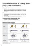 6 What is ISO 13399 International standard with Cutting tool data representation and exchange Cutting tools are required to have parameters up to the Каталог MITSUBISHI 2015 Токарный и вращающийся инструмент Инструментальные решения для оборудования Стр. PR3 ENG