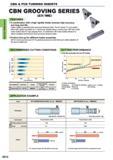 218 CBN & PCD TURNING INSERTS CBN & PCD TURNING INSERTS CBN GROOVING SERIES (GY MG) ir FEATURES A combination with a high rigidity holder ensures high Каталог MITSUBISHI 2015 Токарный и вращающийся инструмент Инструментальные решения для оборудования Стр. B012 ENG