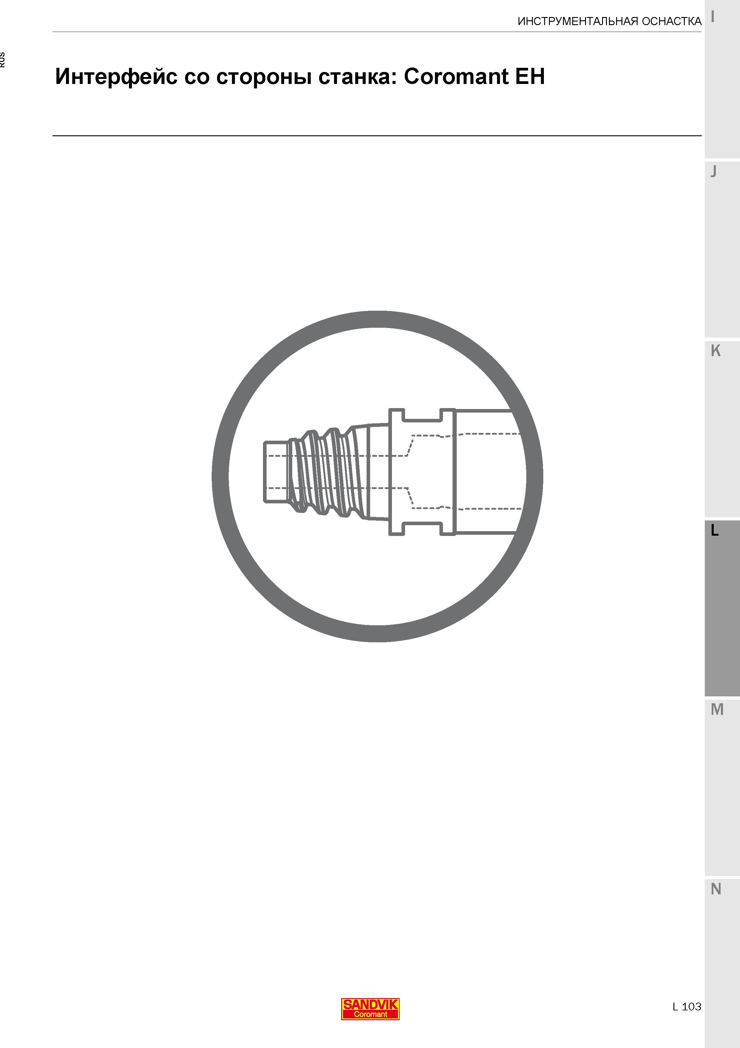 453 Инструментальная оснастка Каталог SANDVIK COROMANT 2020 Фрезы и сверла с СМП Расточной инструмент Принадлежности и оснастка для станков Стр. L103