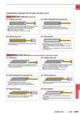 1369 CARBIDE OPERATIONAL GUIDANCE FOR THE LONG TYPE DRILL (L D3) FLAT FACE DRILLING Drilling a blind hole 1 Drilling a pilot hole 2 Initial cutting with Каталог MITSUBISHI 2015 Токарный и вращающийся инструмент Инструментальные решения для оборудования Стр. N053 ENG