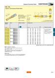 262 Сверла Coromant Delta СВЕРЛЕНИЕ 35 x Dc Сверла с хвостовиком Whistle Notch Диаметр сверла 950-3040 мм Max глубина сверления 35 х Dc Точность отв Каталог SANDVIK COROMANT 2001 Вращающиеся инструменты для фрезерования сверления растачивания Стр. B25