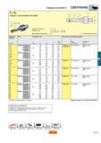 278 Сверла Coromant U 3 X Dc Сверла с хвостовиком типа ABS Диаметры сверл Dc Допуск на Dc Max глубина сверления l4 127-41 мм 015 мм (Dc 127 - 250 мм Каталог SANDVIK COROMANT 2001 Вращающиеся инструменты для фрезерования сверления растачивания Стр. B41