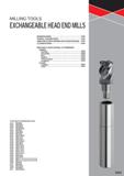 1033 MILLING TOOLS EXCHANGEABLE HEAD END MILLS IDENTIFICATION K002 SYMBOL DESCRIPTIONS K003 CORRECTION FACTOR BY OVERHANG LENGTH (SHOULDER MILLING)- K Каталог MITSUBISHI 2020 Режущий инструмент для станков по металлу Фрезы концевые монолитные из твердого сплава и сборные со сменными режущими пластинами Резцы Сверла Стр. K001