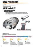 12 NEW PRODUCTS Low cutting resistance and double sided insert face mill for general machining Unique geometry minimizes clutter and vibration Mitsubi Каталог MITSUBISHI 2015 Токарный и вращающийся инструмент Инструментальные решения для оборудования Стр. PR9 ENG