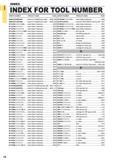 32 INDEX INDEX INDEX FOR TOOL NUMBER ORDER NUMBER PRODUCT NAME PAGE ORDER NUMBER NNMU200708ZEN-MP Insert NNMU200712ZER-MM Insert NP-CCGB GA2 Insert NP Каталог MITSUBISHI 2015 Токарный и вращающийся инструмент Инструментальные решения для оборудования Стр. 10 ENG