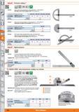 904 HOLEX Protractor reading 1° Standard S/STL Open semicircular graduated arc with graduation 0-180°; reading 1° Non-glare matt chrome-plated scale Каталог HOFFMANN GROUP 2015 Инструмент режущий слесарный измерительный абразивный Оборудование Комплексные поставки для промышленных предприятий Стр. 904 ENG