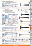 1371 HALDER Ferroplex combination mallet Version Combined engineer's and soft hammer Head of highly tempered steel with an exchangeable set of faces o Каталог HOFFMANN GROUP 2015 Инструмент режущий слесарный измерительный абразивный Оборудование Комплексные поставки для промышленных предприятий Стр. 1371 ENG