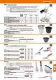 1085 Мусорные совки 087568- Металл, окрашенный в чёрный цвет, узкий совок с деревянной ручкой Размеры 110x380 мм 08 7570 - Металл, оцинкованны Каталог HOFFMANN GROUP 2017 Ручной слесарно-монтажный и контрольно-измерительный инструмент для производственных предприятиий и служб сервиса Инвентарь Стр. 1085