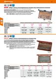 202 Наборы стальных плоскопараллельных концевых мер Holex Промышленное исполнение Из состаренной спецстали Закалённые (HRC 64 - 66) Каталог HOFFMANN GROUP 2018 Инструмент ручной Слесарный и механизированный Измерительные приборы и инструменты Производственный инвентарь Стр. 202