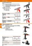 694 Automatische Kabelbinderzangen Vorteil Gr EV07; EV09 - Ergonomische Kabelbinderzange mit Schneidschlagreduzierung, dadurch besonders gelenkschone Каталог HOFFMANN GROUP 2016 Ручной слесарно-монтажный и контрольно-измерительный инструмент и приборы для предприятий машиностроения и мастерских сервисного обслуживания 47 версия издания Стр. 694 DEU