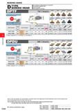 420 BORING BARS TYPE BORING HEAD D DPTF The minimum cutting diameter is from 040 Economical negative insert Lever lock type Exchangeable head type TN Каталог MITSUBISHI 2020 Режущий инструмент для станков по металлу Фрезы концевые монолитные из твердого сплава и сборные со сменными режущими пластинами Резцы Сверла Стр. E040