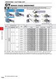 484 GROOVING / CUTTING OFF GROOVING / CUTTING OFF GY SERIES (FACE GROOVING) Note 1) Please order the modular blade and modular holder separately Note Каталог MITSUBISHI 2020 Режущий инструмент для станков по металлу Фрезы концевые монолитные из твердого сплава и сборные со сменными режущими пластинами Резцы Сверла Стр. F060