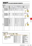 573 MMT G-CLASS GROUND INSERTS INSERTS D Q I- Thread 1 Tolerance 1 Order Number Coated Pitch Dimensions (mm) Total Cutting Depth (mm) Geometry VP10MF Каталог MITSUBISHI 2020 Режущий инструмент для станков по металлу Фрезы концевые монолитные из твердого сплава и сборные со сменными режущими пластинами Резцы Сверла Стр. G021