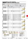 581 ui hjit m-class inserts l¥l IYI I WITH 3-D CHIP BREAKERS INSERTS 0) Q I- Order Number Coated Pitch Dimensions (mm) Total Cutting Depth (mm) Geome Каталог MITSUBISHI 2020 Режущий инструмент для станков по металлу Фрезы концевые монолитные из твердого сплава и сборные со сменными режущими пластинами Резцы Сверла Стр. G029