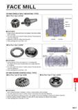 1445 FACE MILL QF2000 (SINGLE BOLT MOUNTING TYPE) One Piece Type ( 0160) FEATURES 1 Simply turning a clamp bolt fixed to the adapter a few times enabl Каталог MITSUBISHI 2020 Режущий инструмент для станков по металлу Фрезы концевые монолитные из твердого сплава и сборные со сменными режущими пластинами Резцы Сверла Стр. N017