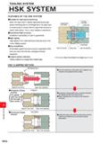 1454 TOOLING SYSTEM TOOLING SYSTEM HSK SYSTEM FEATURES OF THE HSK SYSTEM Suitable for high speed machining When the taper hole is slightly seperated d Каталог MITSUBISHI 2020 Режущий инструмент для станков по металлу Фрезы концевые монолитные из твердого сплава и сборные со сменными режущими пластинами Резцы Сверла Стр. N026