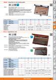 949 HOLEX Gauge block set, steel workshop quality Version Made of aged special steel Hardened (HRC 64 - 66) with slightly bevelled edges Lapped measu Каталог HOFFMANN GROUP 2015 Инструмент режущий слесарный измерительный абразивный Оборудование Комплексные поставки для промышленных предприятий Стр. 949 ENG