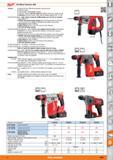 1485 (Cordless) hammer drill Version Sturdy hammer drill with pneumatic hammer action SDS plus chuck High-strength metal gearbox casing Forward / reve Каталог HOFFMANN GROUP 2015 Инструмент режущий слесарный измерительный абразивный Оборудование Комплексные поставки для промышленных предприятий Стр. 1485 ENG