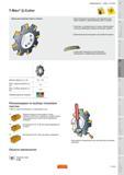 452 Фрезы Sandvik для прорезки пазов и отрезки T-Max Q-Cutter Дополнительный фрезерный инструмент для прорезки узких пазов канавок с прямолинейным дном Руководство SANDVIK COROMANT 2010 по металлообработке Точение Фрезерование Сверление Растачивание Оснастка Стр. D169