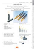 271 Миниатюрный токарный инструмент Sandvik CoroTurn XS Для внутренней токарной обработки канавок и нарезания резьбы в малых отверстиях Каталог SANDVIK COROMANT 2008 Режущий инструмент и оснастка для обработки на станках Стр. A267