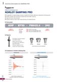 1212 Technical Information for DAMPING PRO // I DAMPING PRO Antf-Vlbratlon Tool KORLOY Anti-Vibration tool KORLOY DAMPING PRO The application of a spe Каталог KORLOY 2020 Режущий и вспомогательный инструмент для станков ЧПУ и универсальных Фрезы с СМП Сверла твердосплавные Резцы токарные Пластины сменные режущие Стр. I74