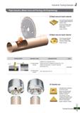 1233 Industrial Tooling Example Pipe Industry (Bead removal/Parting-off/Chamfering) 0 Bead removal insert: external Tool removing protruded part of me Каталог KORLOY 2020 Режущий и вспомогательный инструмент для станков ЧПУ и универсальных Фрезы с СМП Сверла твердосплавные Резцы токарные Пластины сменные режущие Стр. J11