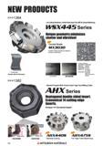 14 Cutting Edge Double sided Z Geometry Low Cutting Resistance, Double Sided Insert Face Mill for General Machining WSX445 Series Unique geometry minimizes chatter and vibration Cermet Grade MX3030 Excellent welding and fracture resistance provides a coated Каталог MITSUBISHI 2018 Инструмент для станков Пластины сменные режущие Фрезы концевые твердосплавные и сборные с СРП Сверла спиральные Резцы токарные Державки Стр. 14
