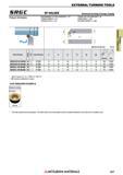 327 Токарные державки по металлу японской компании Mitsubishi Materials с призматическим хвостовиком EXTERNAL TURNING TOOLS Каталог MITSUBISHI 2018 Инструмент для станков Пластины сменные режущие Фрезы концевые твердосплавные и сборные с СРП Сверла спиральные Резцы токарные Державки Стр. 327
