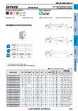 1067 Концевые фрезы Mitsubishi Materials по металлу SOLID END MILLS Каталог MITSUBISHI 2018 Инструмент для станков Пластины сменные режущие Фрезы концевые твердосплавные и сборные с СРП Сверла спиральные Резцы токарные Державки Стр. 1067