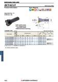 1502 Фрезы Mitsubishi со сменными режущими пластинами INDEXABLE MILLING Каталог MITSUBISHI 2018 Инструмент для станков Пластины сменные режущие Фрезы концевые твердосплавные и сборные с СРП Сверла спиральные Резцы токарные Державки Стр. 1502