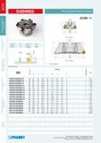 21 S45HN09 ФРЕЗЫ ТОРЦОВЫЕ НЕГАТИВНO-НЕГАТИВНЫЕ gp -7° к r 4 СЛ о gf -7° a p max 5 мм ECON HN 0 160 V 315 мм Количество зубьев Все размеры в мм ISO Accopтимент размеры Каталог PRAMET 2014 Фрезерование Фрезы Сменные режущие пластины Стр. 20