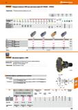 523 Hoffmann Group эвагапг Твердосплавные СМП для дисковых фрез № 218408 - 218444 Примечание: Ориентировочные режимы для ае max iJO 25% 2 Каталог HOFFMANN GROUP 2018 Профессиональный режущий и вспомогательный инструмент для промышленного оборудования Сверла Фрезы Метчики Державки Стр. 523