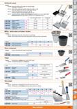1597 Workbench dustpan Version 08 7568- Metal, painted black, slim design with wooden handle Dimensions 110x380 mm 08 7570- Metal, hot dip galvanised, Каталог HOFFMANN GROUP 2015 Инструмент режущий слесарный измерительный абразивный Оборудование Комплексные поставки для промышленных предприятий Стр. 1597 ENG