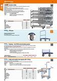 86 Hoffmann Group 918587 Eurobox trolley Height Width Depth Load face width Platform area depth Load capacity per platform maximum load capacity Wei Каталог HOFFMANN GROUP 2016 Производственная мебель для работы хранения и транспортировки в условиях промышленных предприятий и сервисных мастерских Вер. 47 ENG Стр. 86
