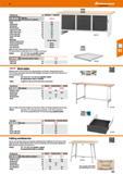 223 Worktop length mm Workbench with 4 drawers and 2 swing doors (783 50) Height mm 850 Worktop length mm 2000 Worktop depth mm 700 Worktop thickness Каталог HOFFMANN GROUP 2016 Производственная мебель для работы хранения и транспортировки в условиях промышленных предприятий и сервисных мастерских Вер. 47 ENG Стр. 223