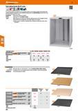 236 Hoffmann Group 47 Tool cabinet body 36x27 units For mounting drawers and doors at 25 mm intervals Cabinet can be locked centrally The lock plate Каталог HOFFMANN GROUP 2016 Производственная мебель для работы хранения и транспортировки в условиях промышленных предприятий и сервисных мастерских Вер. 47 ENG Стр. 236