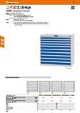 254 Hoffmann Group 47 4sbu M Tool cabinets 54x36 units Cabinet as described under No 943601 Drawers as described under No 943611/3621 943701 - Drawer Каталог HOFFMANN GROUP 2016 Производственная мебель для работы хранения и транспортировки в условиях промышленных предприятий и сервисных мастерских Вер. 47 ENG Стр. 254