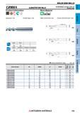 765 Концевые фрезы Mitsubishi Materials по металлу SOLID END MILLS Каталог MITSUBISHI 2018 Инструмент для станков Пластины сменные режущие Фрезы концевые твердосплавные и сборные с СРП Сверла спиральные Резцы токарные Державки Стр. 765