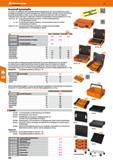 628 Kunststoff-Systemkoffer Aus schlag- und stoßfestem ABS-Kunststoff, voll spritzwassergeschützt Der robuste Verklickmechanismus ermöglicht ein einf Каталог HOFFMANN GROUP 2016 Ручной слесарно-монтажный и контрольно-измерительный инструмент и приборы для предприятий машиностроения и мастерских сервисного обслуживания 47 версия издания Стр. 628 DEU