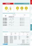 118 SMORC ФРЕЗЫ КОПИРОВАЛЬНЫЕ RCMT-F RCMT-M RCMT-R RCMT СМЕННЫЕ МНОГОГРАННЫЕ ПЛАСТИНЫ (СМП) IS0 Марки сплавов Размеры M9315 M9325 M9340 M8310 M8345 8215 8230 8240 d s d Каталог PRAMET 2014 Фрезерование Фрезы Сменные режущие пластины Стр. 117