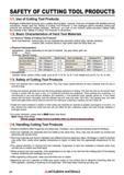 26 SAFETY OF CUTTING TOOL PRODUCTS 1 Use of Cutting Tool Products Packages of Mitsubishi products carry a safety warning label However, tools are no Каталог MITSUBISHI 2018 Инструмент для станков Пластины сменные режущие Фрезы концевые твердосплавные и сборные с СРП Сверла спиральные Резцы токарные Державки Стр. 26