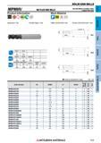 717 Концевые фрезы Mitsubishi Materials по металлу SOLID END MILLS Каталог MITSUBISHI 2018 Инструмент для станков Пластины сменные режущие Фрезы концевые твердосплавные и сборные с СРП Сверла спиральные Резцы токарные Державки Стр. 717