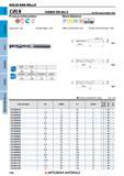 756 Концевые фрезы Mitsubishi Materials по металлу SOLID END MILLS Каталог MITSUBISHI 2018 Инструмент для станков Пластины сменные режущие Фрезы концевые твердосплавные и сборные с СРП Сверла спиральные Резцы токарные Державки Стр. 756