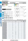 990 Концевые фрезы Mitsubishi Materials по металлу SOLID END MILLS Каталог MITSUBISHI 2018 Инструмент для станков Пластины сменные режущие Фрезы концевые твердосплавные и сборные с СРП Сверла спиральные Резцы токарные Державки Стр. 990