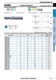 1171 Концевые фрезы Mitsubishi Materials по металлу SOLID END MILLS Каталог MITSUBISHI 2018 Инструмент для станков Пластины сменные режущие Фрезы концевые твердосплавные и сборные с СРП Сверла спиральные Резцы токарные Державки Стр. 1171