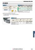 1585 Фрезы Mitsubishi со сменными режущими пластинами INDEXABLE MILLING Каталог MITSUBISHI 2018 Инструмент для станков Пластины сменные режущие Фрезы концевые твердосплавные и сборные с СРП Сверла спиральные Резцы токарные Державки Стр. 1585