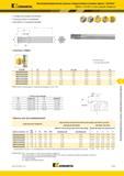 991 Kennametal Высокопроизводительные цельные твердосплавные концевые фрезы KenFeed KMDA <52 HRC Сталь средней твердости Стандартные размеры Kennametal Р Каталог KENNAMETAL 2018 Режущий инструмент для обработки отверстий в металлах и сплавах Быстрорежущие метчики и раскатники Сборные фрезы с СРП и твердосплавные Стр. P137