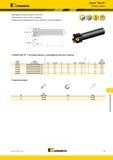 1127 Kennametal Dodeka Mini 45° Концевые фрезы Двенадцать режущих кромок на пластине Максимальное число зубьев на диаметр Повышение производительности при Каталог KENNAMETAL 2018 Режущий инструмент для обработки отверстий в металлах и сплавах Быстрорежущие метчики и раскатники Сборные фрезы с СРП и твердосплавные Стр. S9