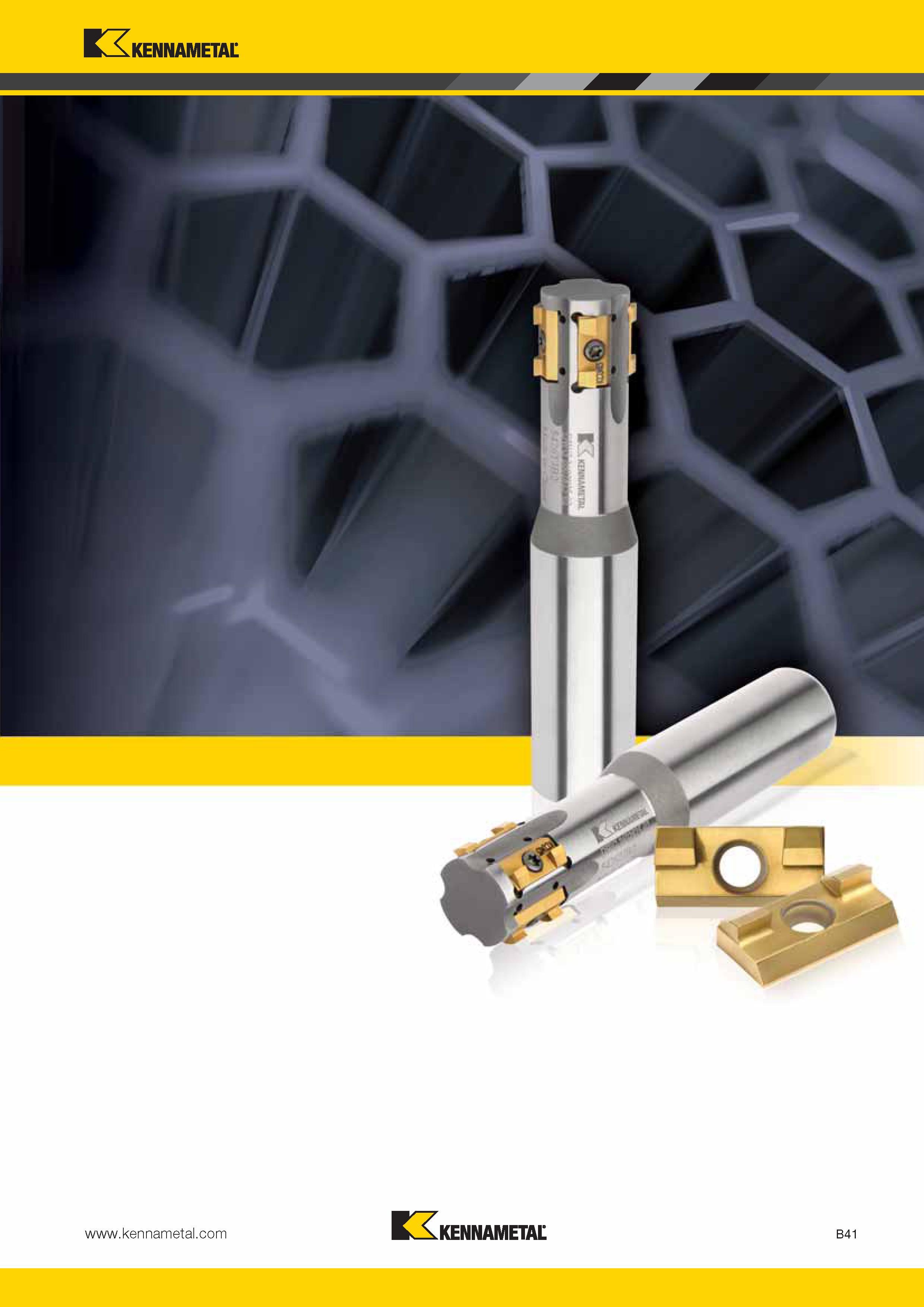 335 Kennametal Kennametal B41 Каталог KENNAMETAL 2014 Инновации Новый металлорежущий инструмент и инструментальная оснастка для станков и станочных комплексов Стр. B41